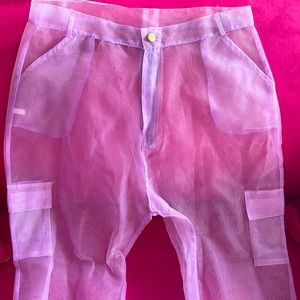 Unique sexy Mesh pants